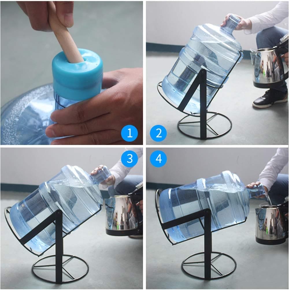 Galon Dispenser Bracket, 360 Degree Inverted Water Stand, Portable Stainless Steel Water Jug Stand, Water Bottle Stand Rack, Kitchen Water Galloon Cage Galon Dispenser Bracket, 360 Degree Inverted Water Stand, Portable Stainless Steel Water Jug Stand, Water Bottle Stand Rack, Kitchen Water Galloon Cage
